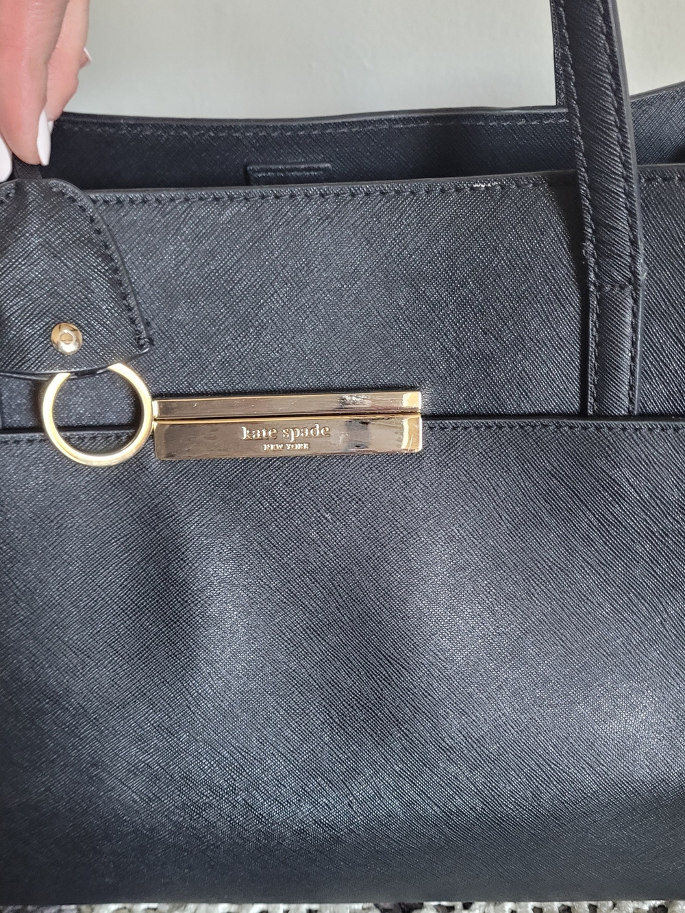 Kate Spade Maiden Way Saffiano Clarke Tote Purse Bag - Picture 2 of 7